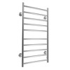 10-Bar Electric Heated Towel Rack Wall-Mounted Stainless Steel Bathroom Warmer - 3 of 4