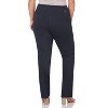 Rekucci Comfort Knit Bootcut Leg Pants for Curvy Women with Tummy Control - 3 of 4