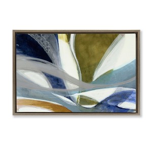 Stupell Industries Contemporary Waved Tendrils Floating Frame Canvas Art - 1 of 4