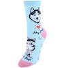 CTM Women's My Pup Crew Novelty Socks - 2 of 4