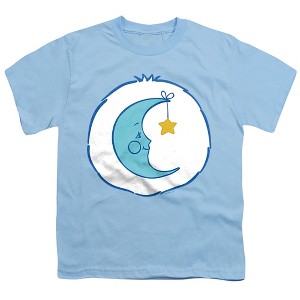 Care Bears Bedtime Belly Kids T Shirt For Youth  Light Blue  Medium - 1 of 4