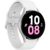 Samsung Galaxy Watch 5 Silver White Rubber Band - 4G LTE + Wifi, 44mm - Certified Refurbished - 2 of 3
