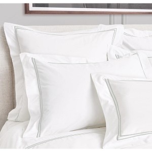 EY Essentials Legacy Silver Sage King Pillow Sham - 1 of 3