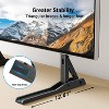 PERLESMITH Tabletop TV Stand for 32-70" LCD/LED TVs, Sturdy Design for Home or Office Use - 3 of 4