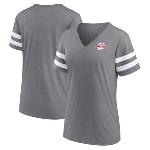 MLS New York Red Bulls Women's Gray Split T-Shirt - 1 of 3