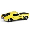 1969 Ford Mustang Boss 302 Bright Yellow with Black Hood and Stripes "Barrett-Jackson" 15 1/64 Diecast Model Cars by Greenlight - 4 of 4
