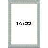 PosterPalooza | Refined Blue Picture Frame - UV Acrylic, Foam Board Backing, Hanging Hardware - 2 of 4