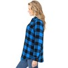 Woman Within Plus Size Classic Flannel Shirt - 4 of 4