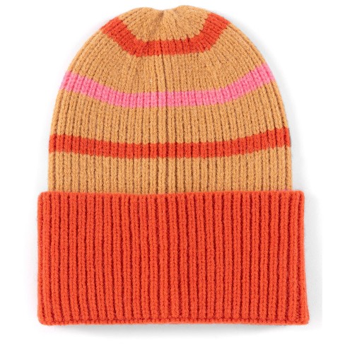 Shiraleah Orange And Pink Rory Beanie Hat : Target