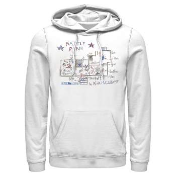 Men's Home Alone Kevin’s Battle Plan Pull Over Hoodie
