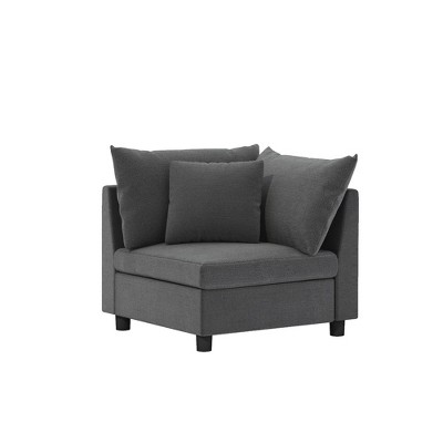 YOOCOZZ Chenille Sectional Sofa Piece with Pillows