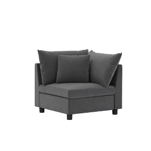 YOOCOZZ Chenille Sectional Sofa Piece with Pillows - 1 of 4