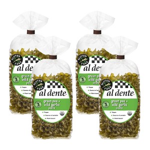 Al Dente Plant Based Pasta Green Pea + Wild Garlic, 8 Ounce (Pack of 4) - 1 of 4