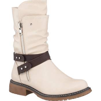 GC Shoes Brandy Zipper Motorcycle Boots