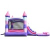 Pogo Bounce House Crossover Bounce House with Slide and Splash Pool, Deluxe PinkSmiley Face - 3 of 4