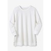 Woman Within Plus Size Side Zip Sweatshirt - 3 of 4