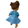Doll Clothes Superstore Blue Party Dress Fits 12 Baby Alive And Little Baby Dolls - 4 of 4