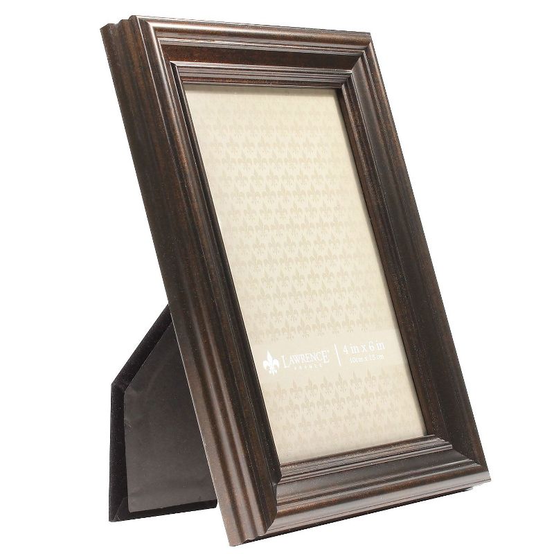 Lawrence Frames 4x6 Classic Detailed Oil Rubbed Bronze Picture Frame 535546, 2 of 4
