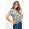 WEST K Women's Sophia Three Quarter Sleeve Blouse - 2 of 4