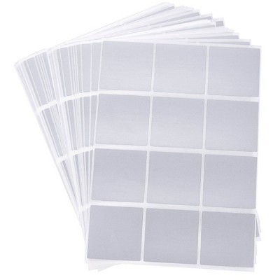 Juvale 516-Pack Silver Square Scratch-Off Stickers, Labels for Games, Promotions (2 x 2 In)