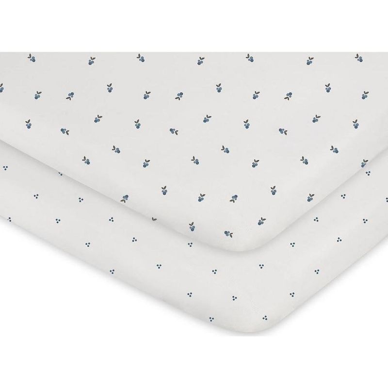 Ely's & Co. Patent Pending Waterproof  Sheet Set - Berry and Cluster Dot 2 Pack, 3 of 6