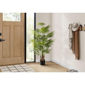 Sapphtopaz Artificial Palm Tree with Pot, Artificial Tree Artificial Plant, Room Decor for Home Office Foyer Porch - 1 of 4