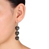EVERLY JEWELRY | Sterling Silver V1969 ITALIA Openwork Drop Earrings - 2 of 3