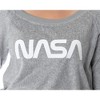 NASA Worm Logo Women's Juniors' Space Shuttle Patches Jogger Pajama Set NASA Worm Logo - 2 of 4