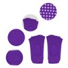 Unique Bargains Women's Non-Slip Yoga Pilates Barre Ballet Five Toe Socks with Grips - 3 of 4