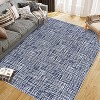 Rug Washable Kitchen Runner Rug, Rug Abstract Runner Mat for Hallway Contemporary Non-Slip Foldable, Floor Carpet for Bedroom Living Room - 3 of 4