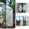 Greenhouse for Outdoors with Stable Temperature and Humidity, Aluminum Alloy Frame & Polycarbonate Panel - 4 of 4