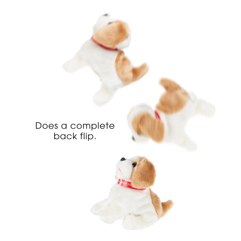 Toy Time Kids' Battery-Operated Interactive Plush Puppy Toy, 3 of 9