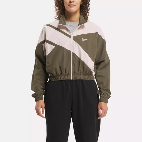 Army green outlet track jacket