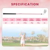 Ultimate 33" Junior #7 Iron for Kids with Fiberglass Shaft & Headcover Individual Gold Club Blue/Pink - 3 of 4