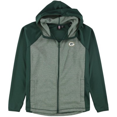 NFL Womens Green Bay Packers 2-Tone Hoodie Sweatshirt
