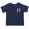 The Juniper Shop Patriotic Bow Star Coquette Toddler Short Sleeve Tee - 2 of 4