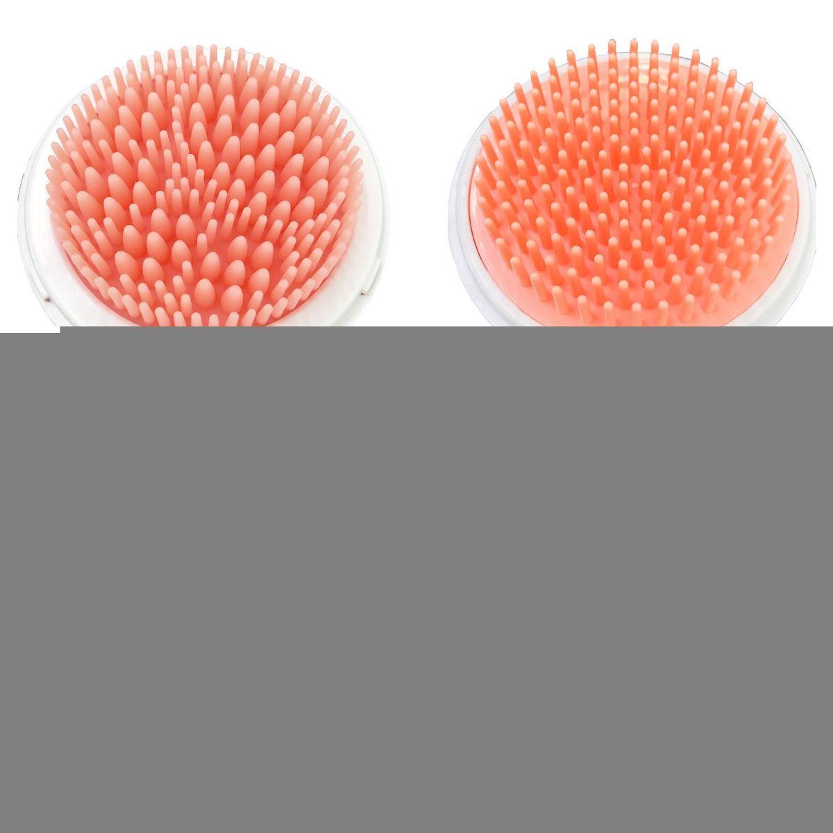 Pet Life Bravel 3-in-1 Travel Pocketed Dual Grooming Brush and Pet Comb, Grey - thumbnail 7