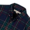 Hope & Henry Boys' Organic Long Sleeve Stretch Poplin Shirt, Scottish Plaid, Small - 2 of 3