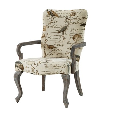 Bird print accent chair new arrivals