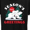 Women's - Coca-Cola - Seasons Greetings Polar Bears Short Sleeve Graphic T-Shirt - 2 of 4
