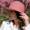 Magid Striped Straw Floppy Hat - 4 of 4
