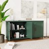 Bella Depot Mid Century Modern 60" Sideboard Cabinet with Adjustable Shelves and 4 Doors - 4 of 4
