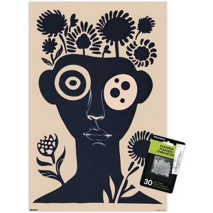 Trends International Andreas Magnusson - Flower Head Unframed Wall Poster Prints - 1 of 4