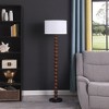 61" In Coastal Littoral Wood Insp Modern Floor Lamp - 4 of 4