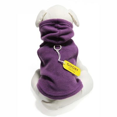Gooby Fleece Vest Hoody, XLarge, Purple