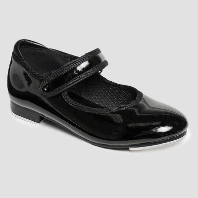 girls black dress shoes