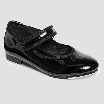 Danskin Girls' Tap Dance Shoes - Black