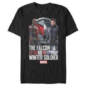 Men's Marvel The Falcon and the Winter Soldier Action Logo T-Shirt - 1 of 4