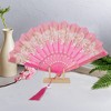 Unique Bargains Butterfly with Tassel Folding Fan 1 Pc - 4 of 4