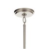 Armida 8" 1 Light Mini Pendant with Satin Etched White Glass in Brushed Nickel - 2 of 3